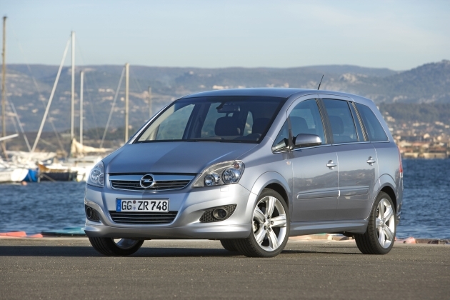 Opel Zafira:
Opel Zafira
